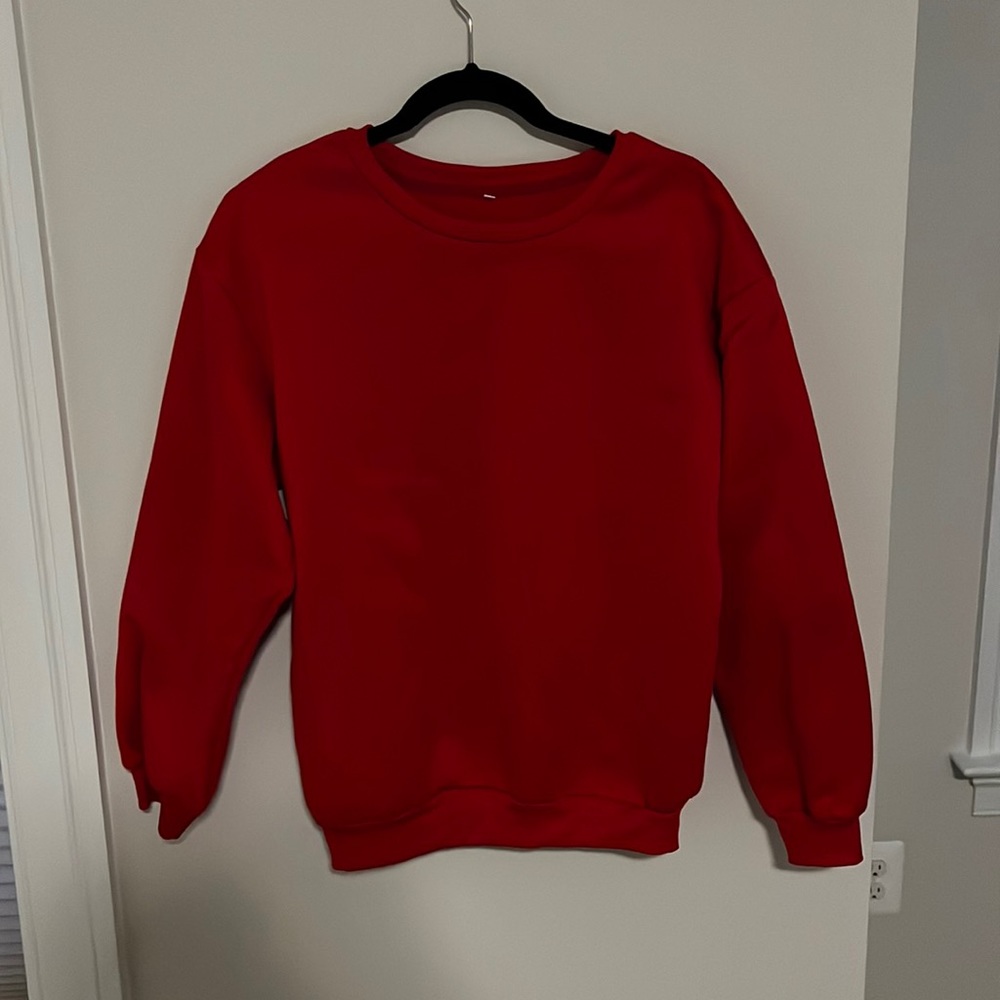 Red (medium) crewneck